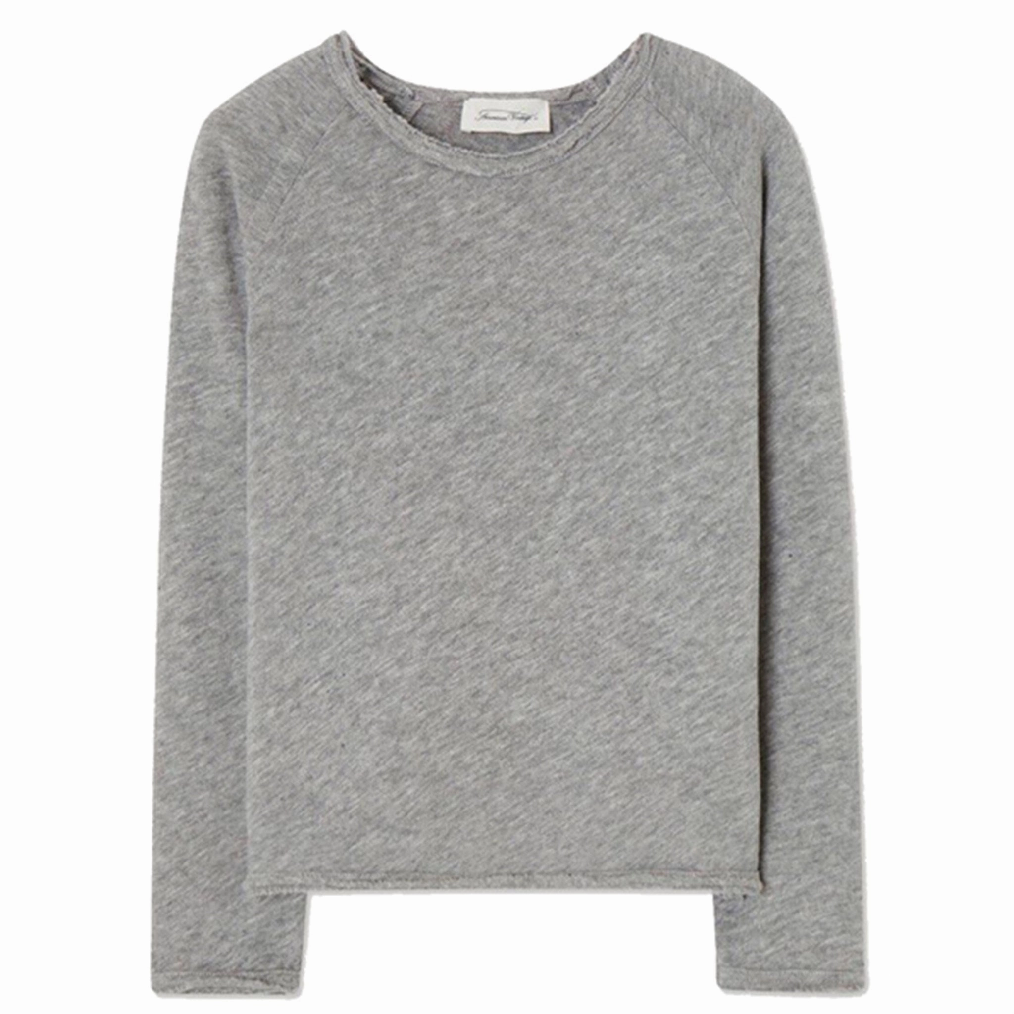 American Vintage Long Sleeve T-shirt Sonoma Gris Chine Weekend Vibes Unisex style