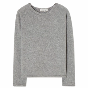 American Vintage Long Sleeve T-shirt Sonoma Gris Chine Trendy designs