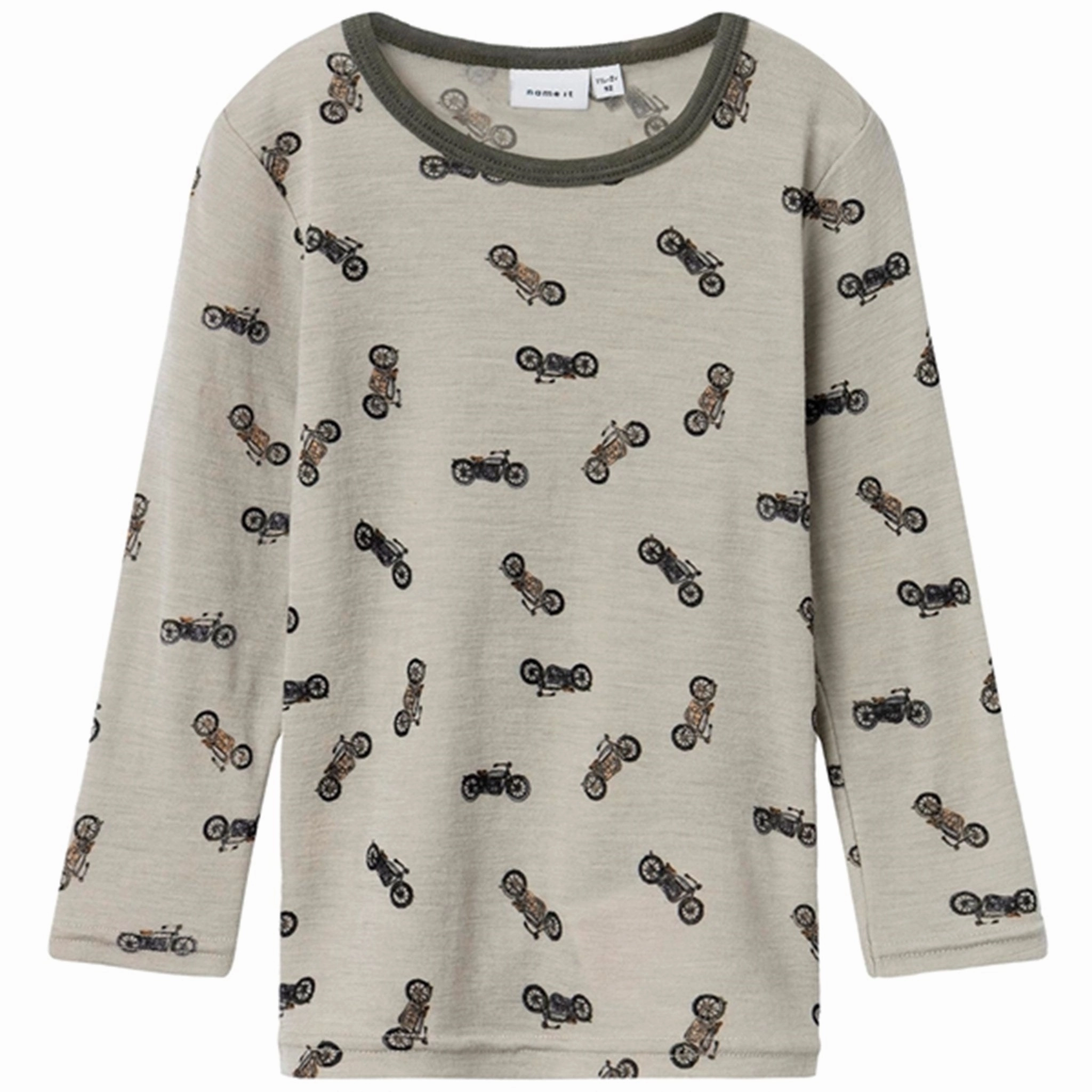 Trend-Driven Name it London Fog Wang Wool Rib Blouse AOP