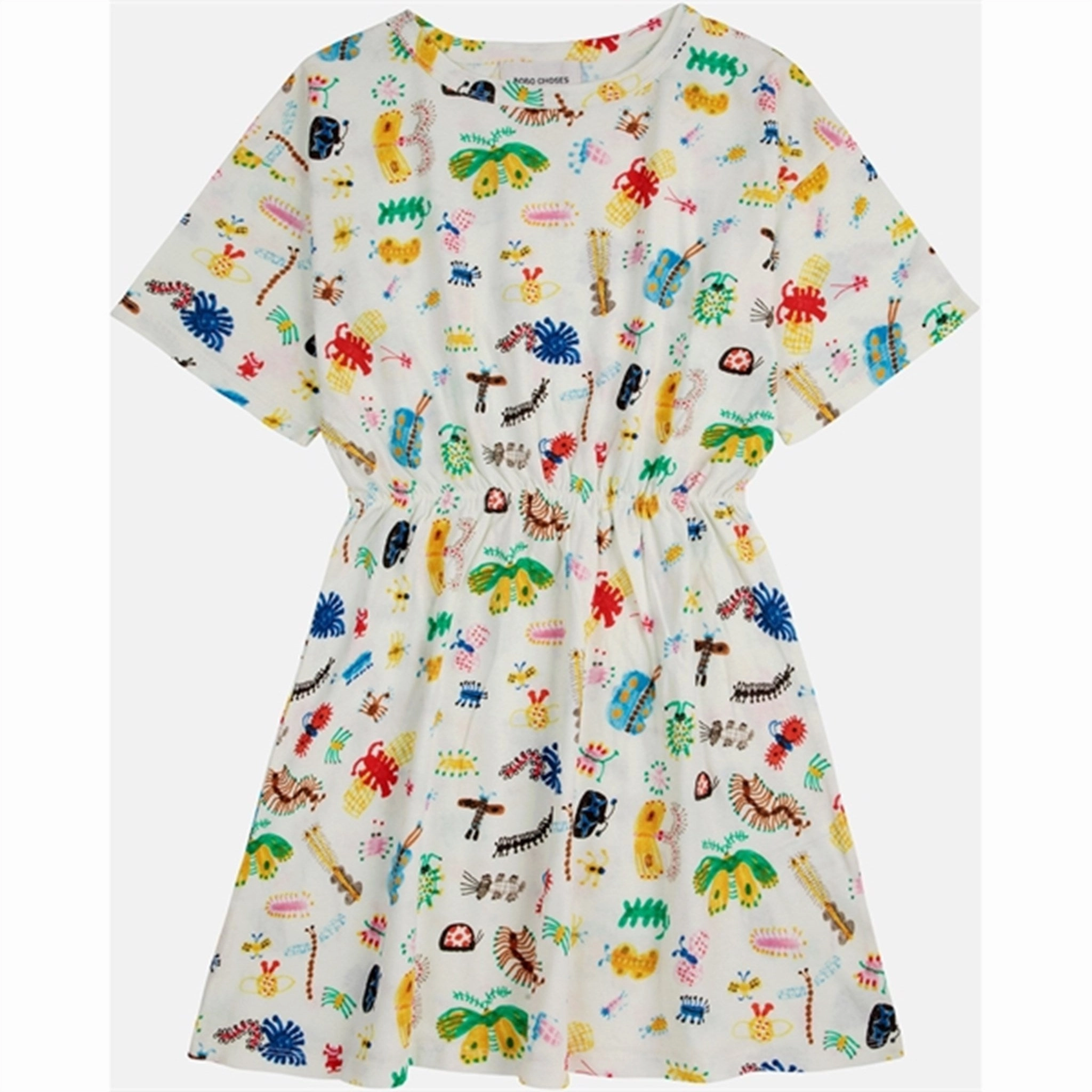 Cozy Comfort Bobo Choses Funny Insects All Over Dress Short Offwhite