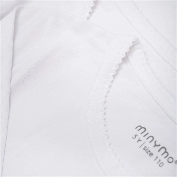 Minymo White Blouse Basic 35 2-pack Polished Look Morning Comfort