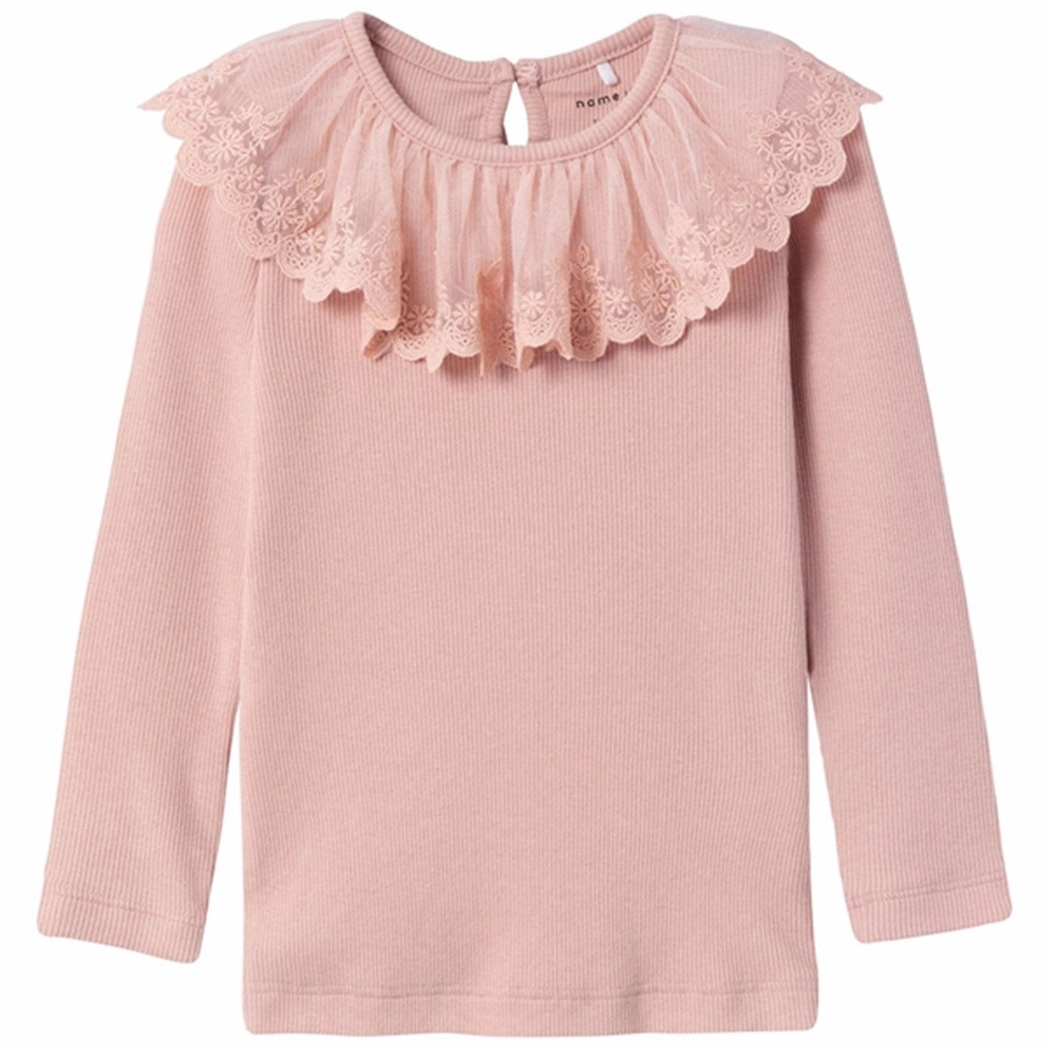 Name it Rose Smoke Nile Blouse Tagless Design Structured Collar