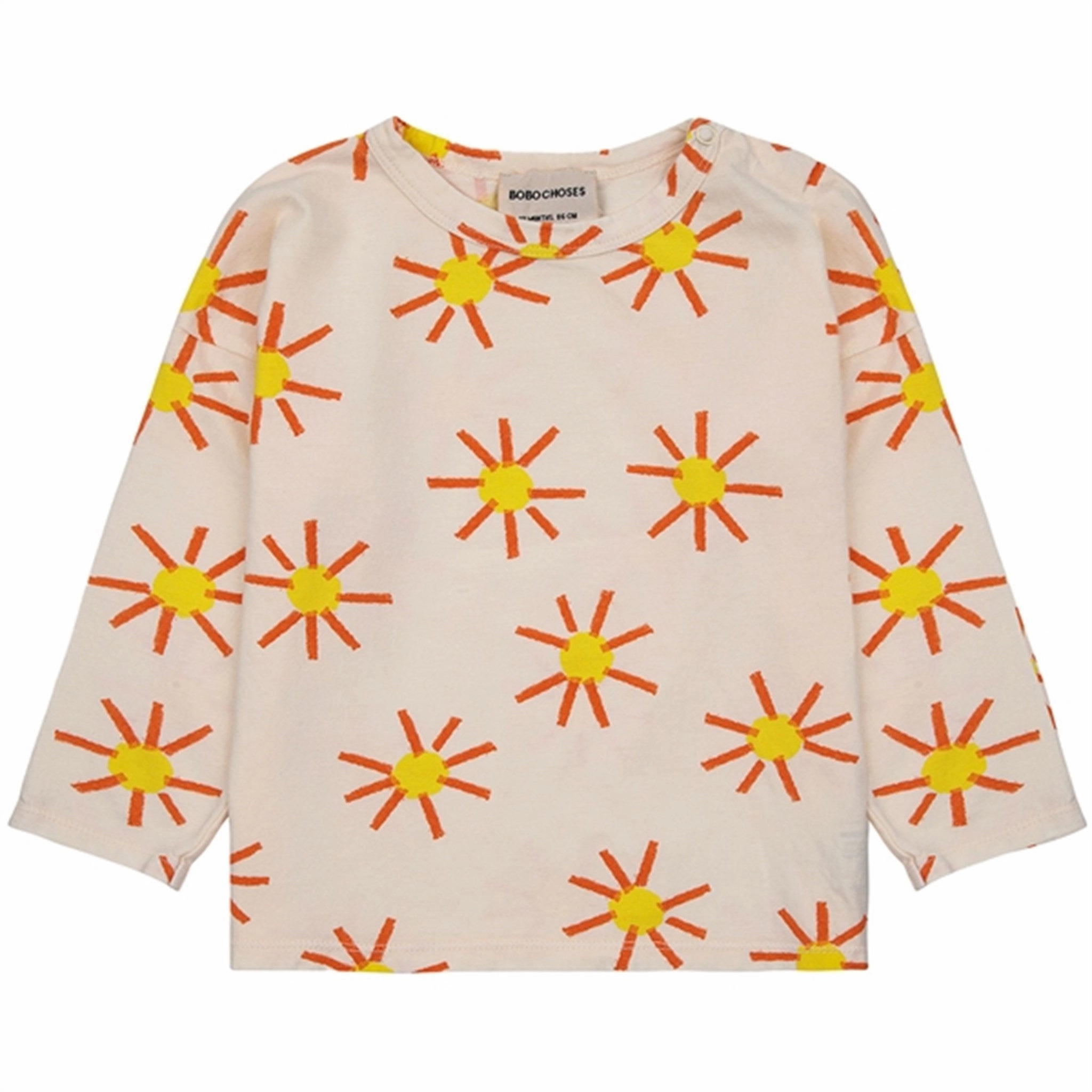 Bobo Choses Baby Sun All Over Blouse Offwhite Subtle Details Bold Prints
