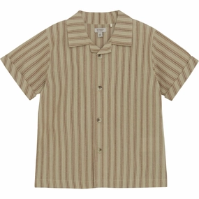 Huttelihut Irish Cream Shirt YD Stripe Sophisticated Elegance