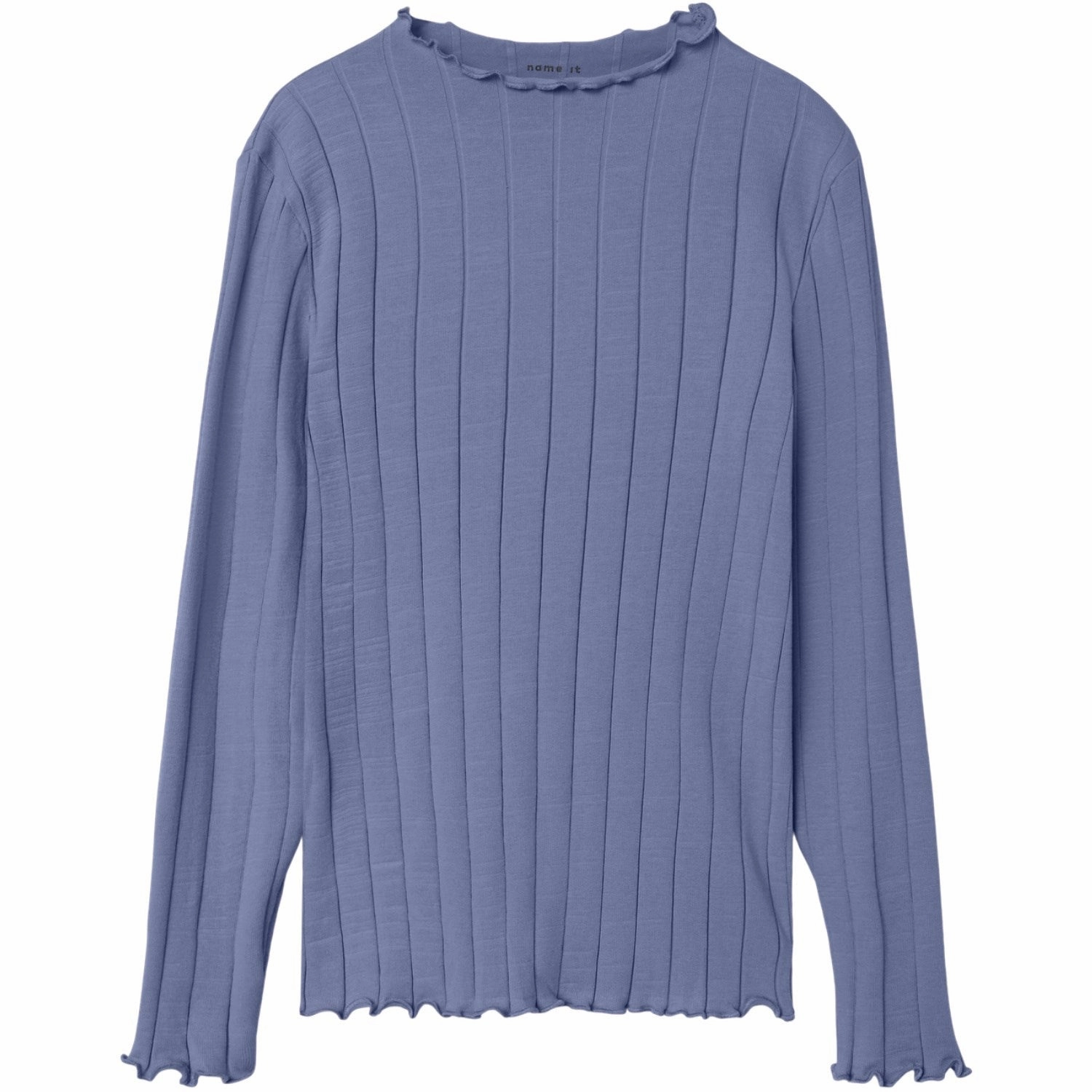 Non Restrictive Armhole Name It Blue Ice Nkfnoline Ls Slim Top Noos