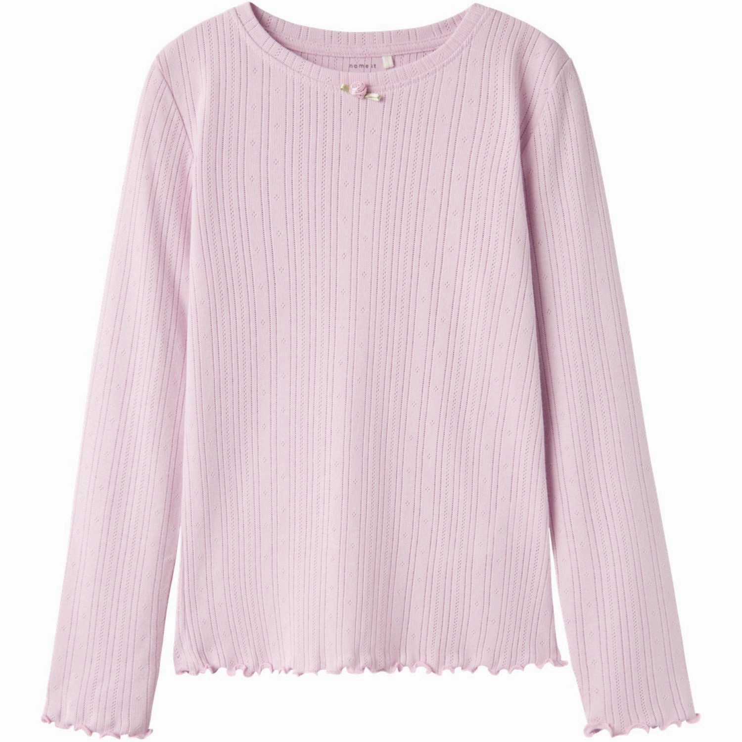 Anti Pilling Treatment City Exploration Name It Winsome Orchid Silke Slim Blouse