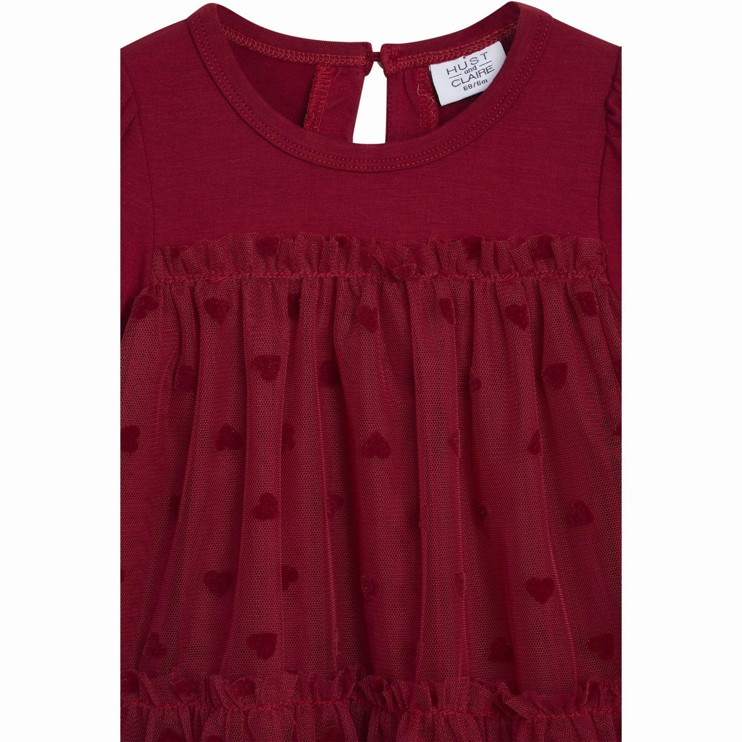 Pure Aesthetic Hust & Claire Teaberry Kis Dress