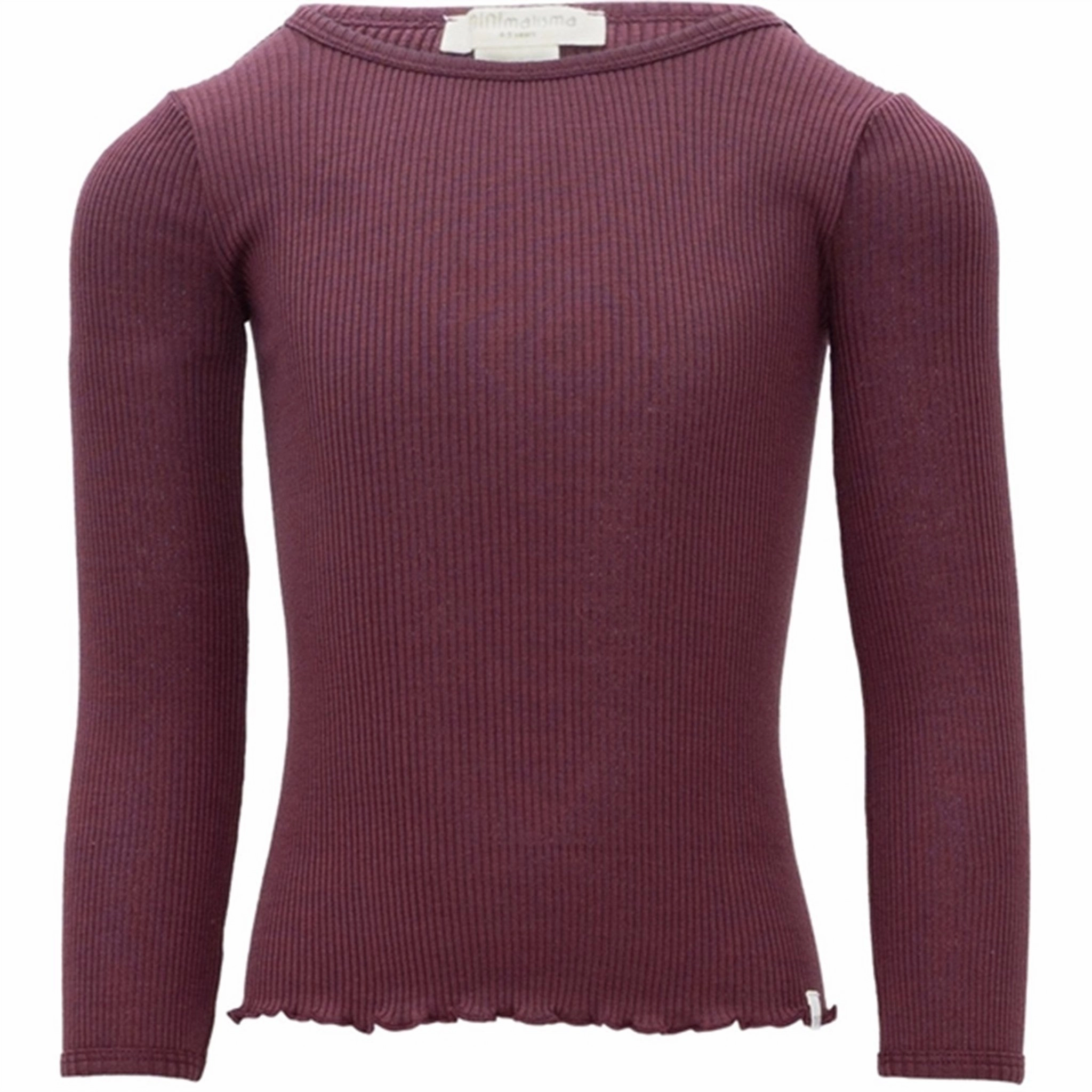 Minimalisma Bergen Blouse Ruby Red Reinforced Buttonholes