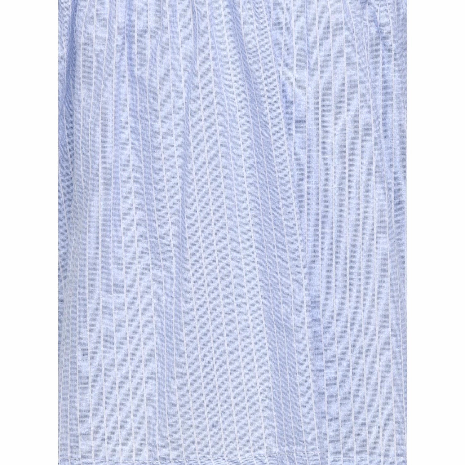 kids ONLY Cashmere Blue White Daimi Detail Shirt Layered Sleeve Cuffs Modern Aesthetic