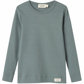 MarMar Modal Dusty Green Plain Tee LS Networking Session