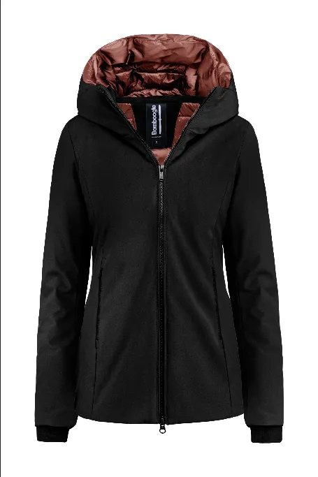 Bomboogie Giacca Linea Avvitata Imbottita in PrimaLoft? Riciclato JW7145TAC5 90 black Graphic