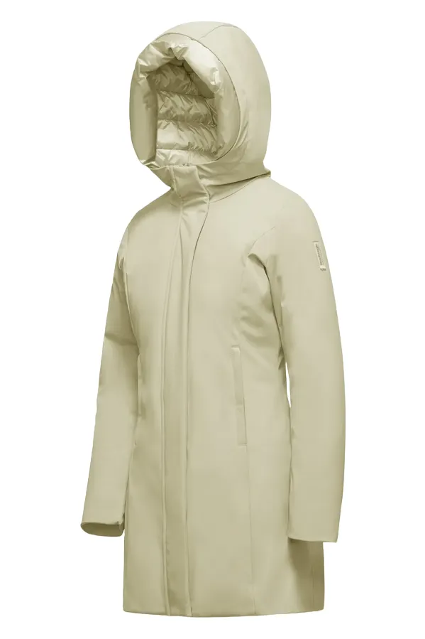 Breathable mesh lining Bomboogie Giacca Parka con cappuccio da donna CW7144TNSR3 105 beige chiaro