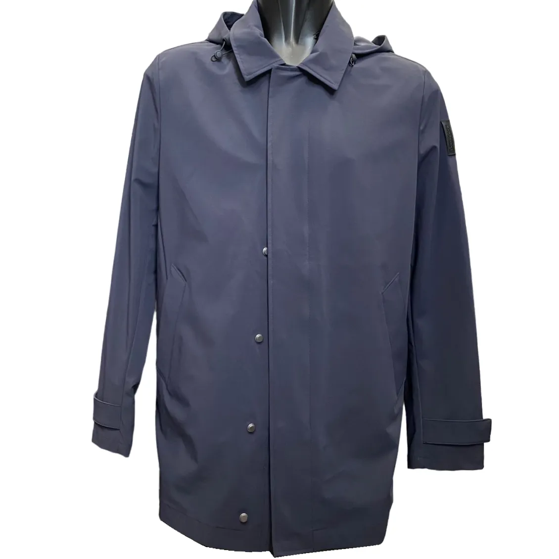 Brush Relaxed Cut Bomboogie giacca trench parca da uomo CM8339 T NSD4 297 blu