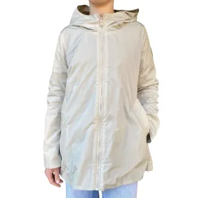 Probability Bomboogie giubbino reversibile da donna con cappuccio GW8930TWRP5 015 gesso-grigio