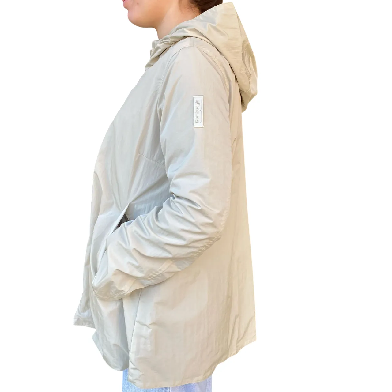 Bomboogie giubbino reversibile da donna con cappuccio GW8930TWRP5 015 gesso-grigio Waterproof Outer Layer