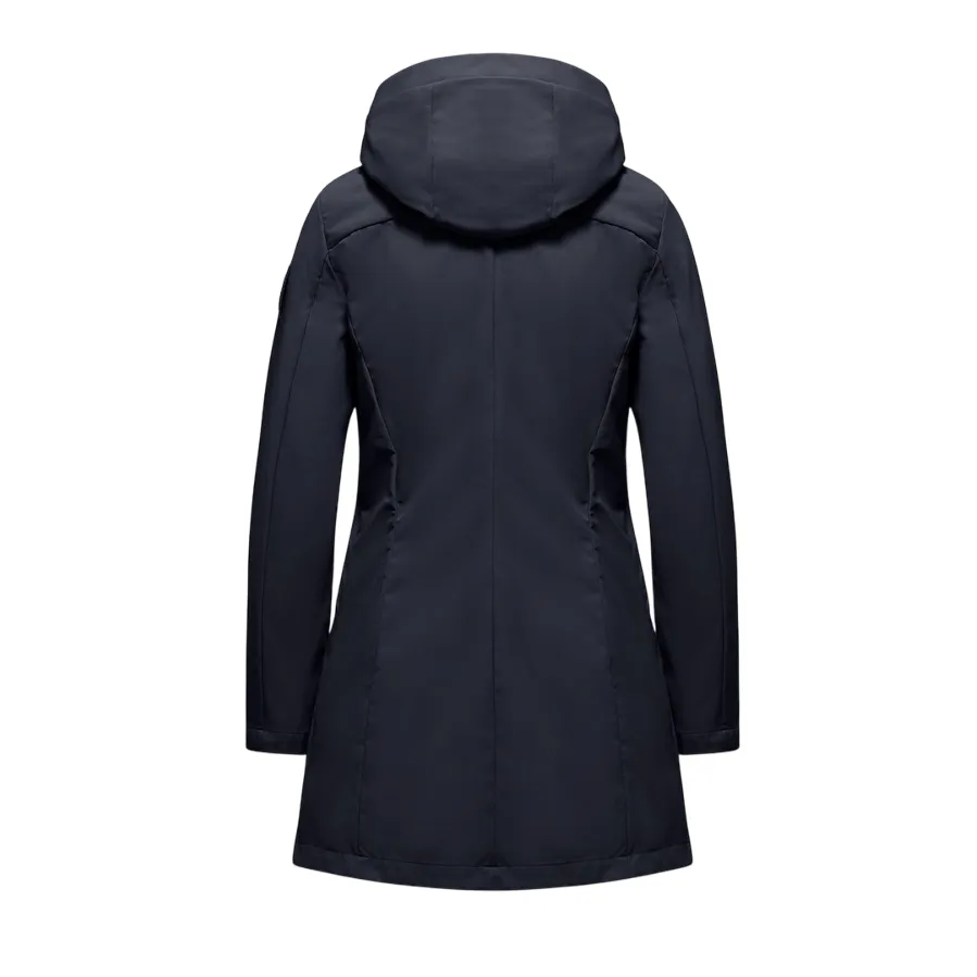 Easy Zip Bomboogie parka da donna antipioggia e antivento sfoderato CW8364TNSD5 297 blu scuro