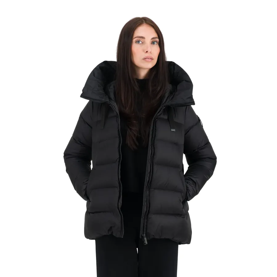 Soft inner layer Thermal Insulation Layer Bomboogie Piumino da donna con cappuccio Rome GW6012TDLC4 90 nero