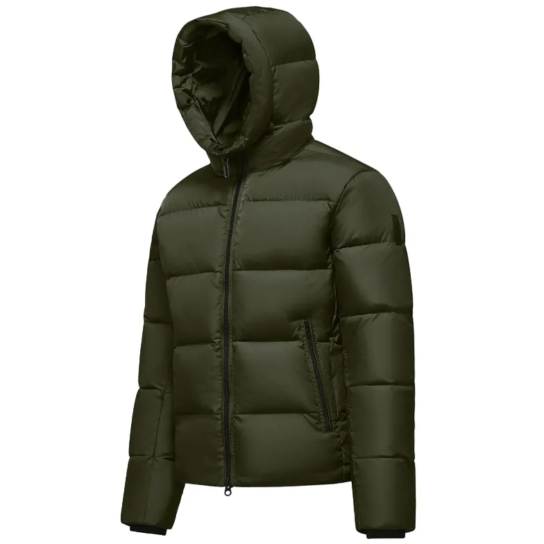 Bomboogie piumino da uomo con cappuccio ad alta intensit?? Helsinki JM7616TTNP4 322 verde oliva sunglasses HemLock Adjustment System