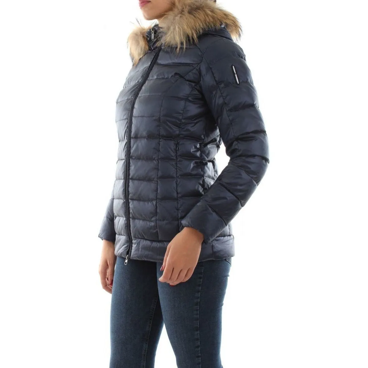 online purchase Bomboogie Piumino donna nylon sateen cangiante GW798PTCSI297 poseidon blue