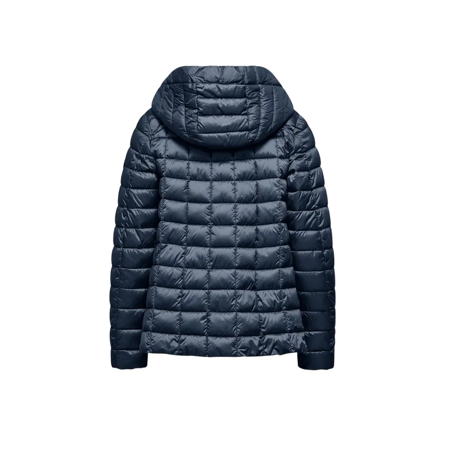 Neutral Style Bomboogie piumino in nylon lucido da donna con cappuccio GW8921TDLC5 297 blu