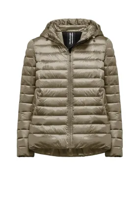 Bomboogie Piumino leggero con cappuccio da donna GW7805TDLC104 bronze Handmade