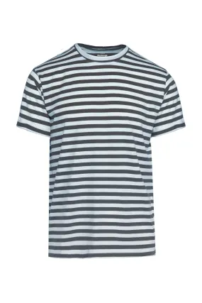 Chilly Style Bomboogie T-shirt da uomo in cotone a righe Jacquard TM7921TJTF2 297 poseidon blue