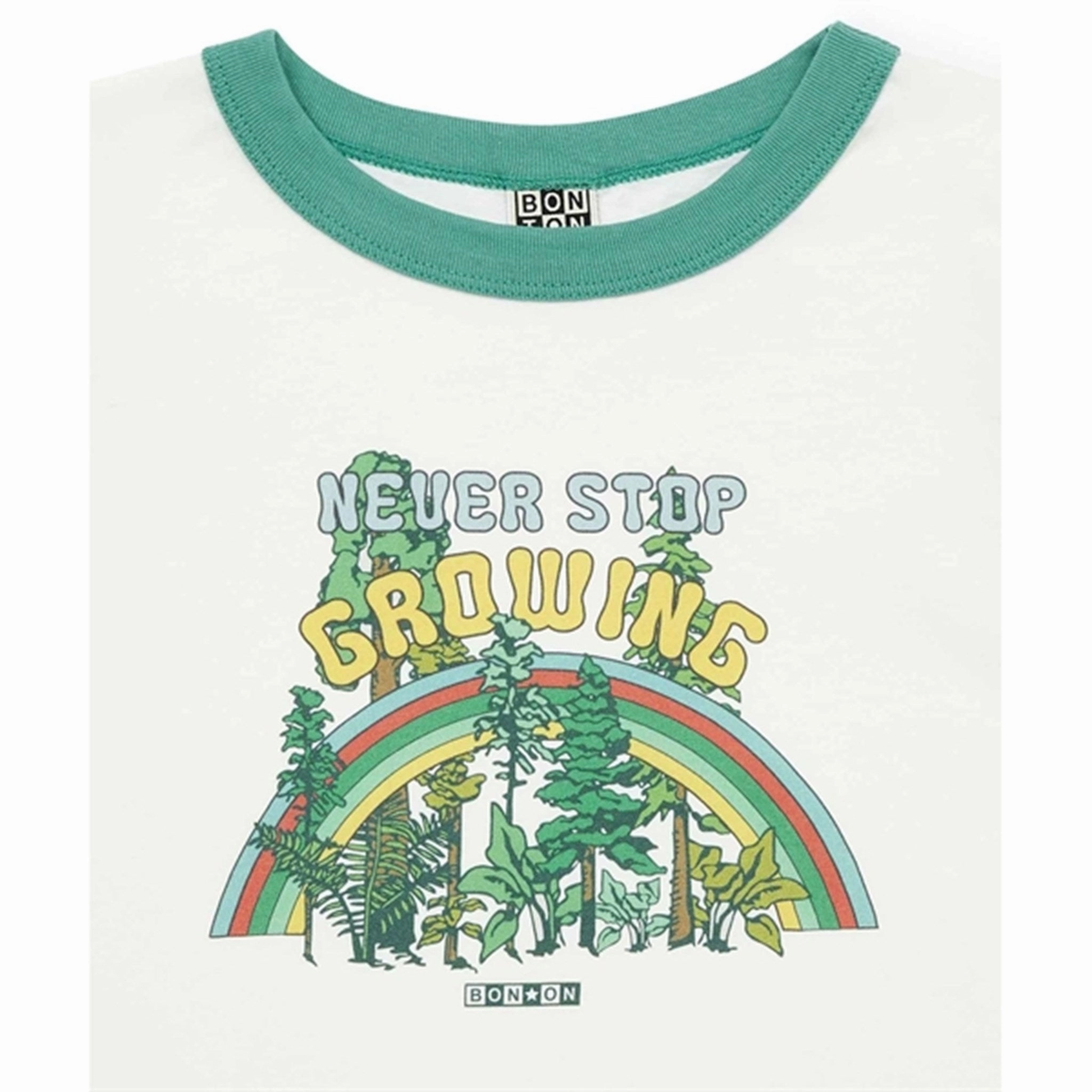 BONTON Creme Bonton T-Shirt WrinkleResistant Texture Tear Resistant Knit