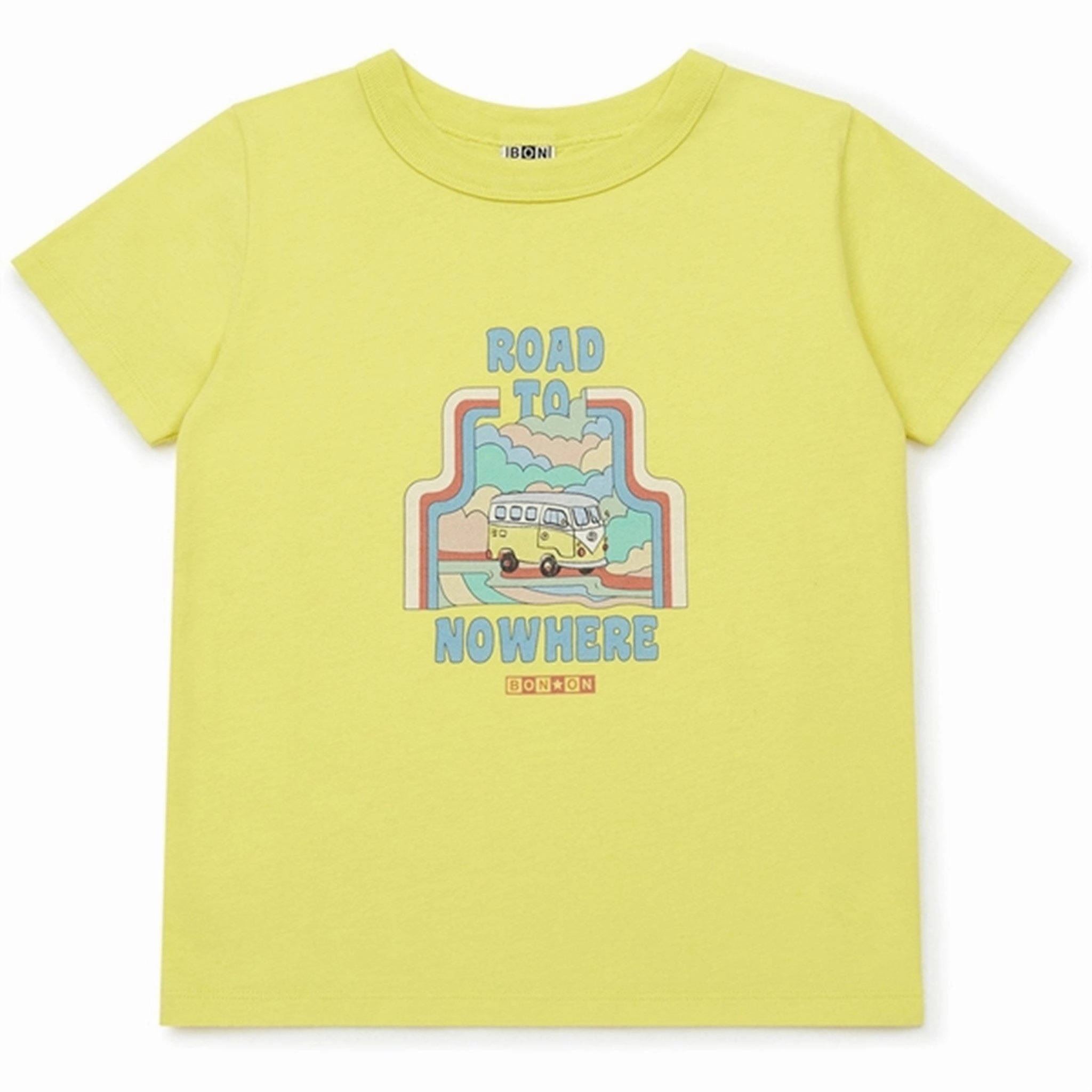 Foam Print Detail BONTON Jaune Oscar T-Shirt