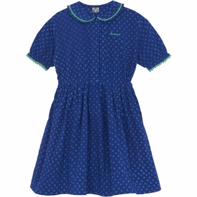 Urban Edge BONTON Pois Bleu Georgia Dress