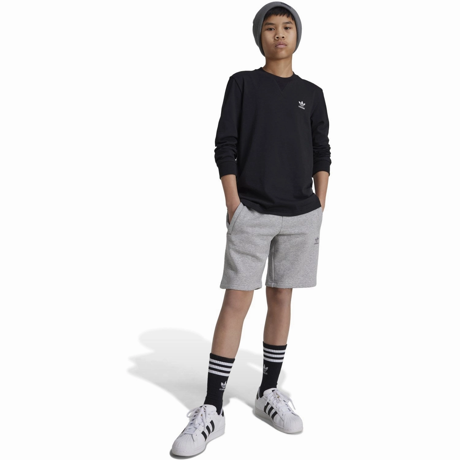 adidas Originals Black Blouse Versatile Piece Stylish Design