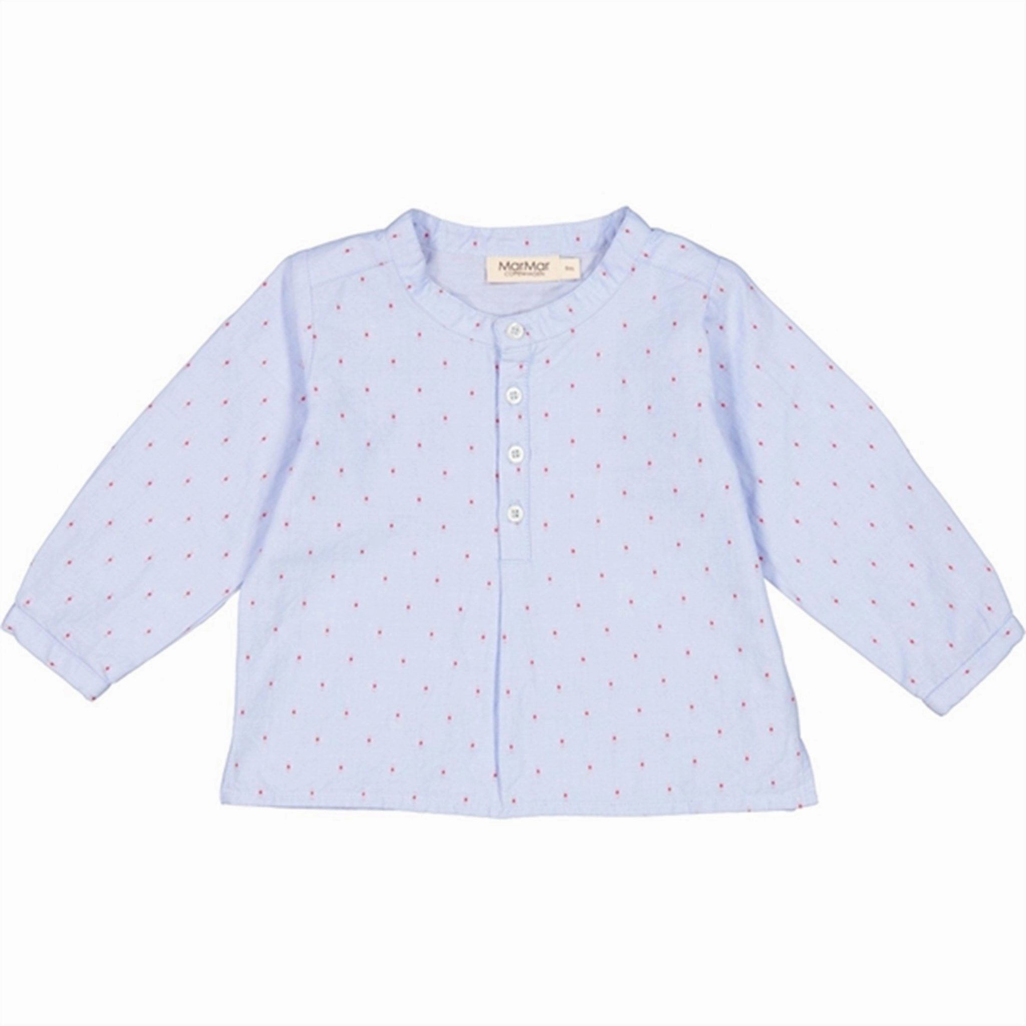 Chambray Fabric MarMar Red Currant Dot Totoro Shirt