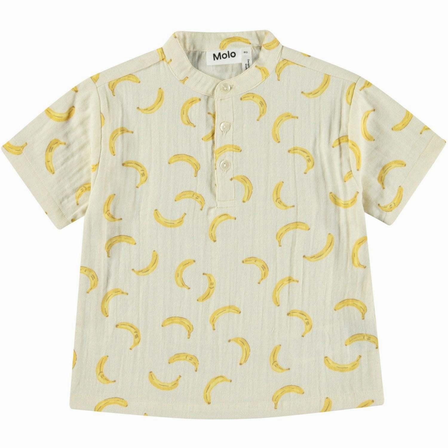 Molo Cute Bananas Ever Shirt SS Anti Static Finish