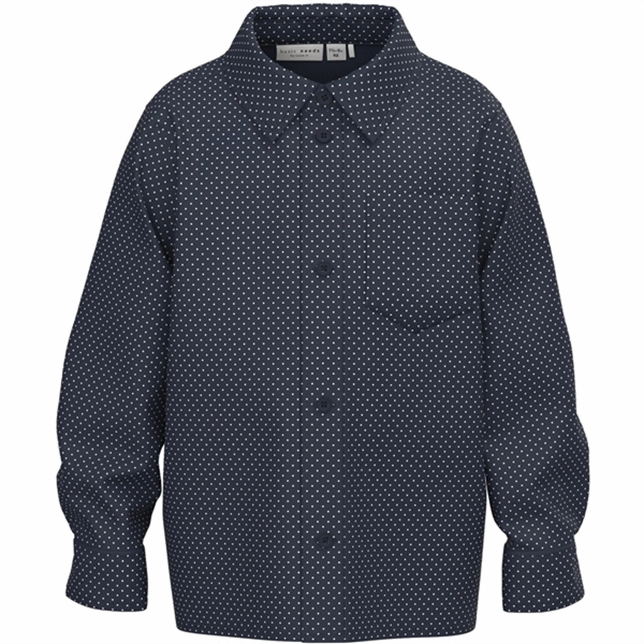 Name it Dark Sapphire Vilfred Shirt Sustainable Weave