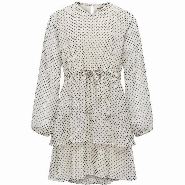Kids ONLY Creme Robey Isabella Dress Mini-Length Sage Glow