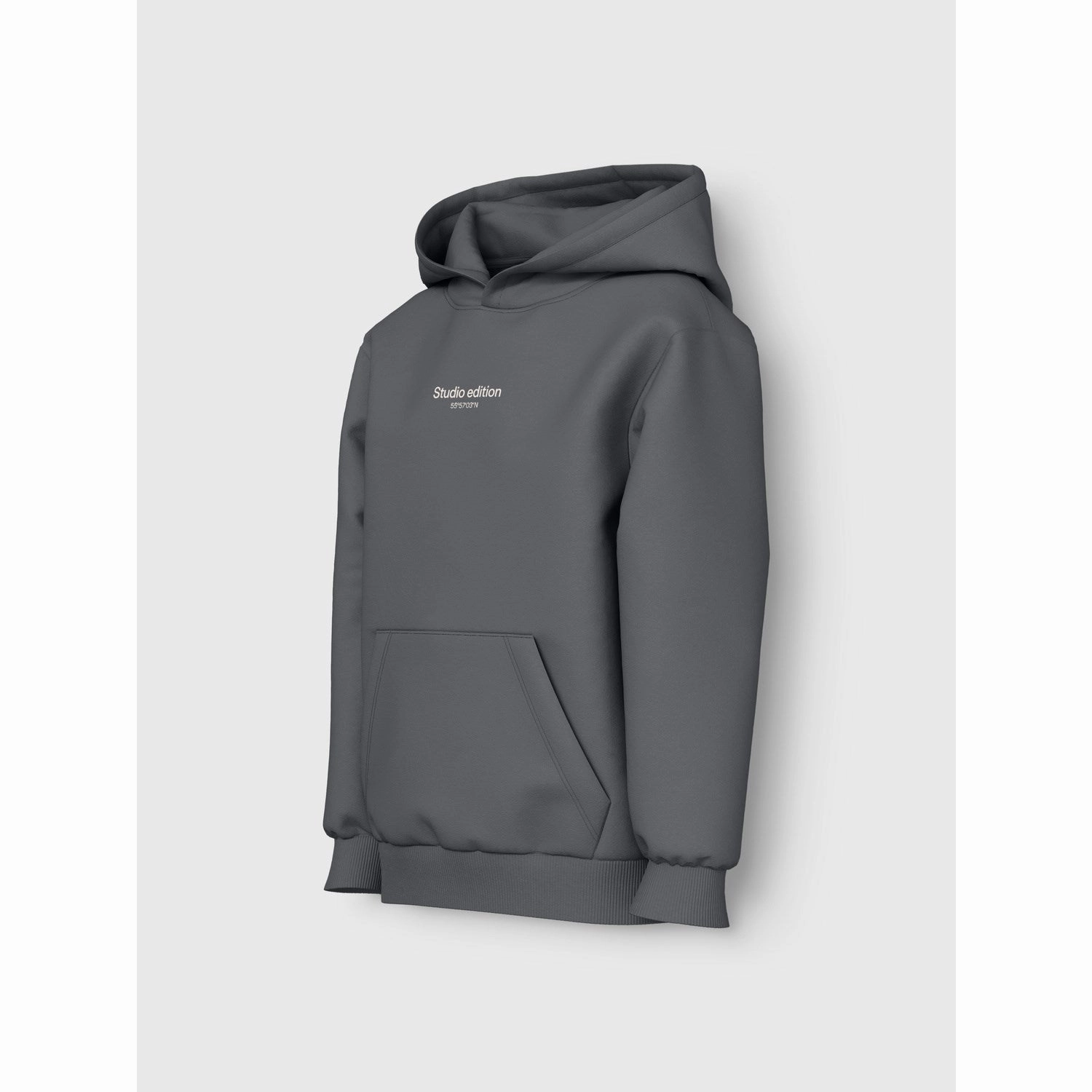 Name It Lava Smoke Brody Regular Sweatshirt Noos Moisture Wicking Lining