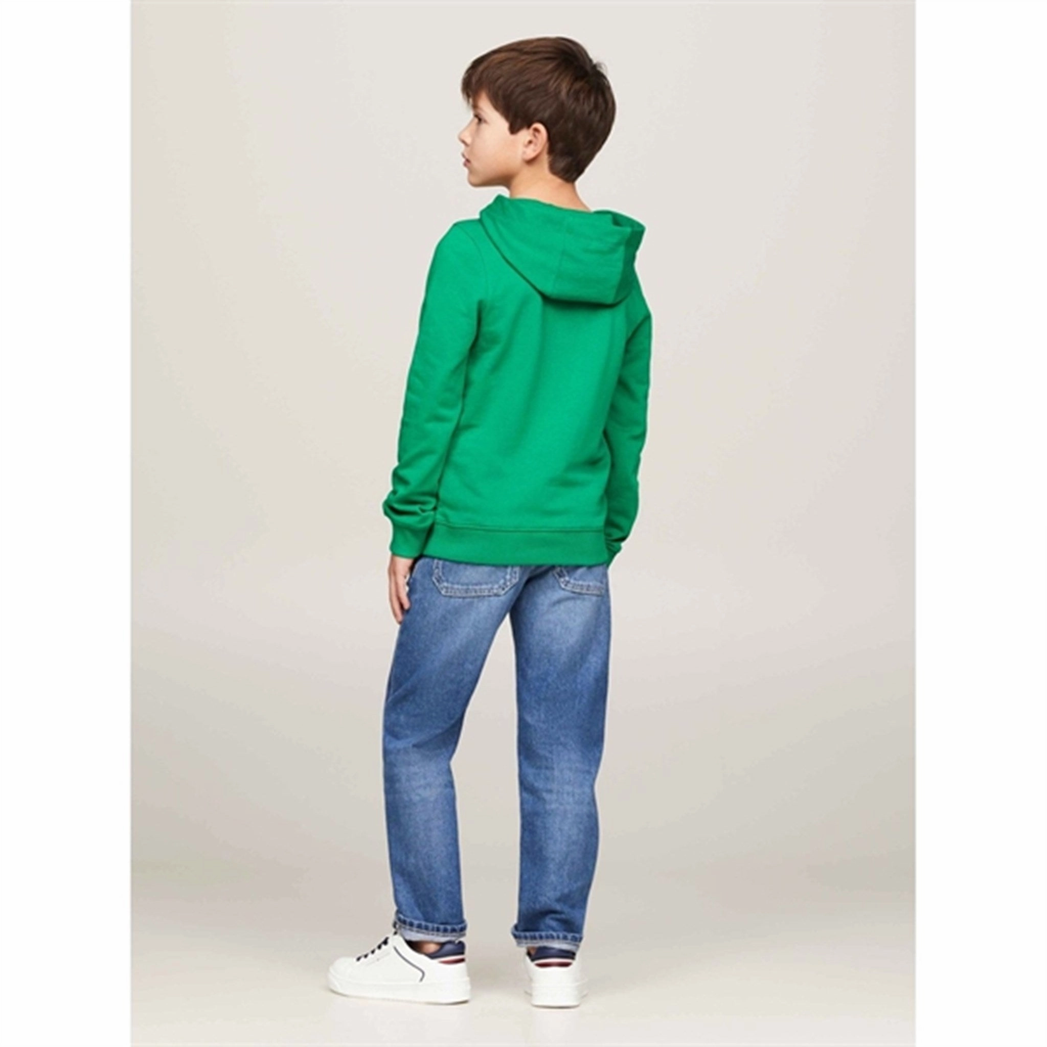 Tommy Hilfiger Essential Hoodie Olympic Green Bilby like Street Fit Style