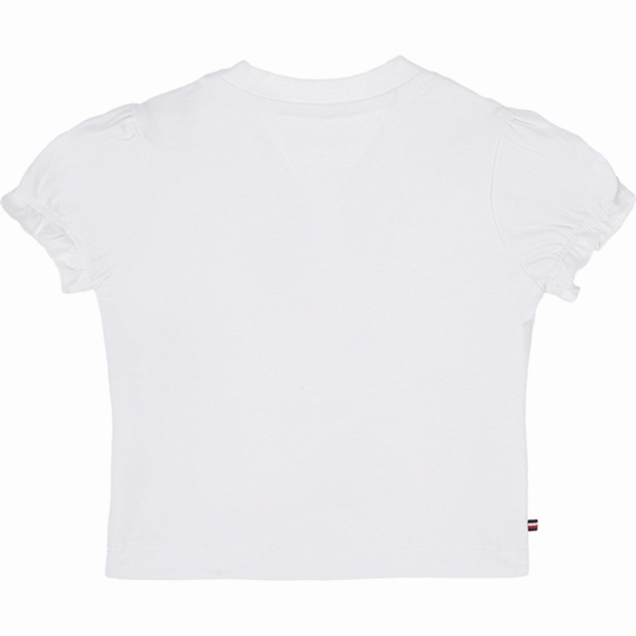 spring fashion Tommy Hilfiger Baby Ruffle Gingham Flag T-Shirt White