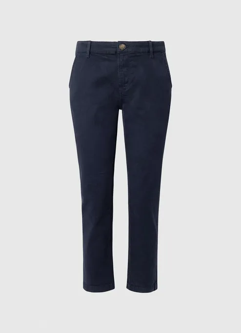 Durable Activewear Ripped design Pepe Jeans Pantalone Chino da donna elasticizzato Maura PL211547YF7R 594 rosso arancio