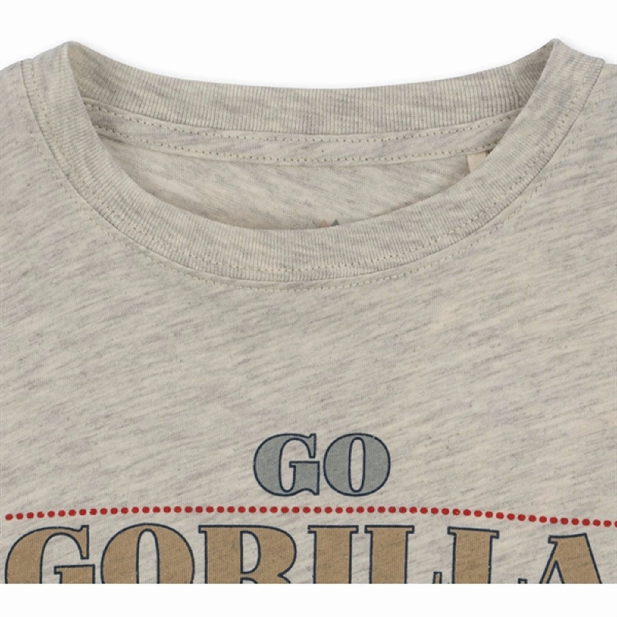 Easy Comfort Flexible Weave Konges Sl?jd Off White Melange Famo T-shirt