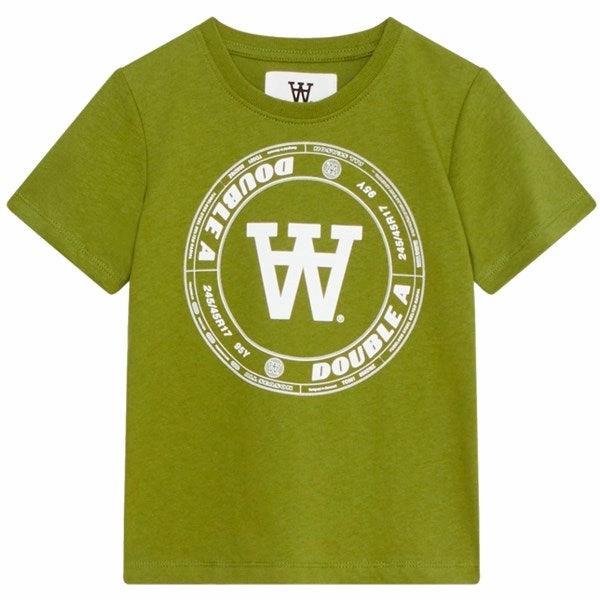 Wood Wood Fatique Green Ola Tirewall T-Shirt Classic timelessness Casual Essential Wear
