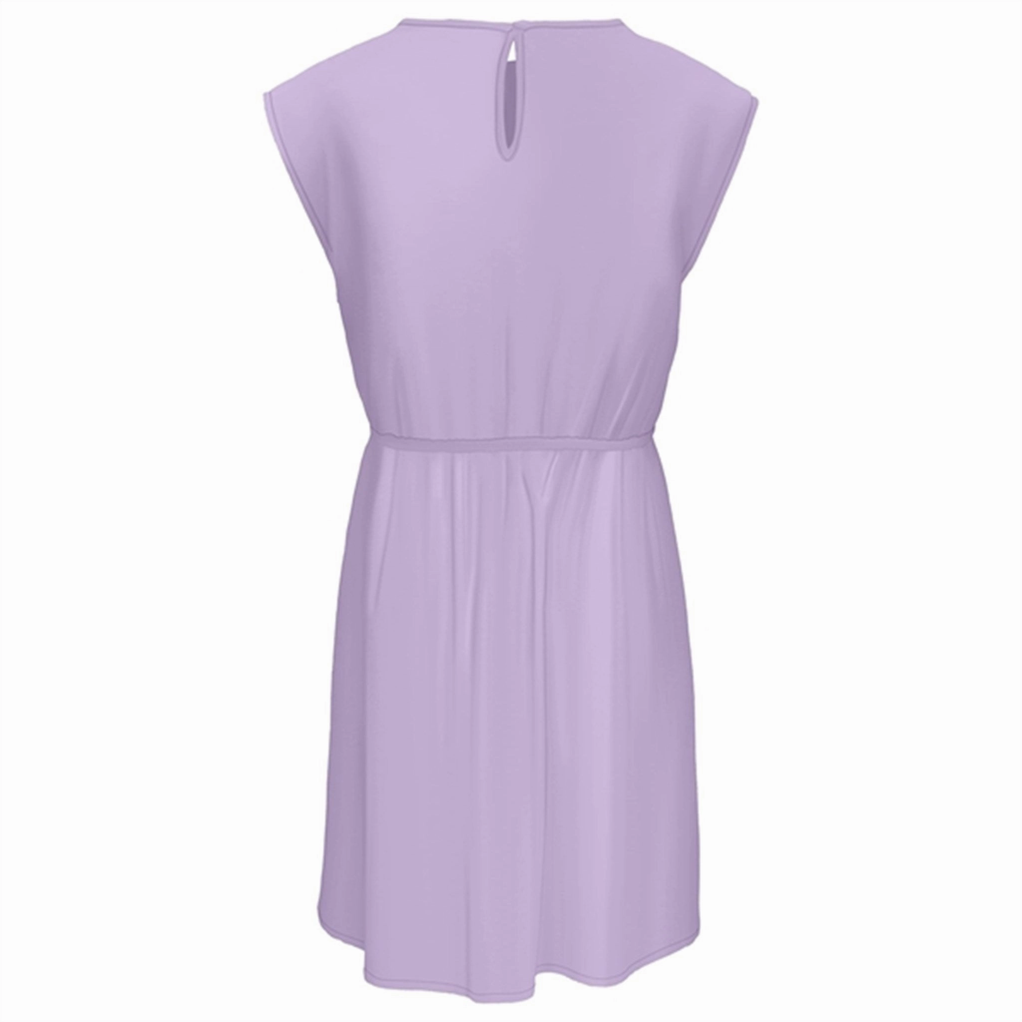 Ribbed-Texture High Cut Kids ONLY Pastel Lilac Scarlett-May Dress