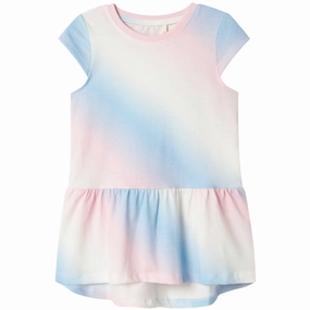 Name It Parfait Pink Rainbow Vigga Dress Noos Relaxed Look Casual Style
