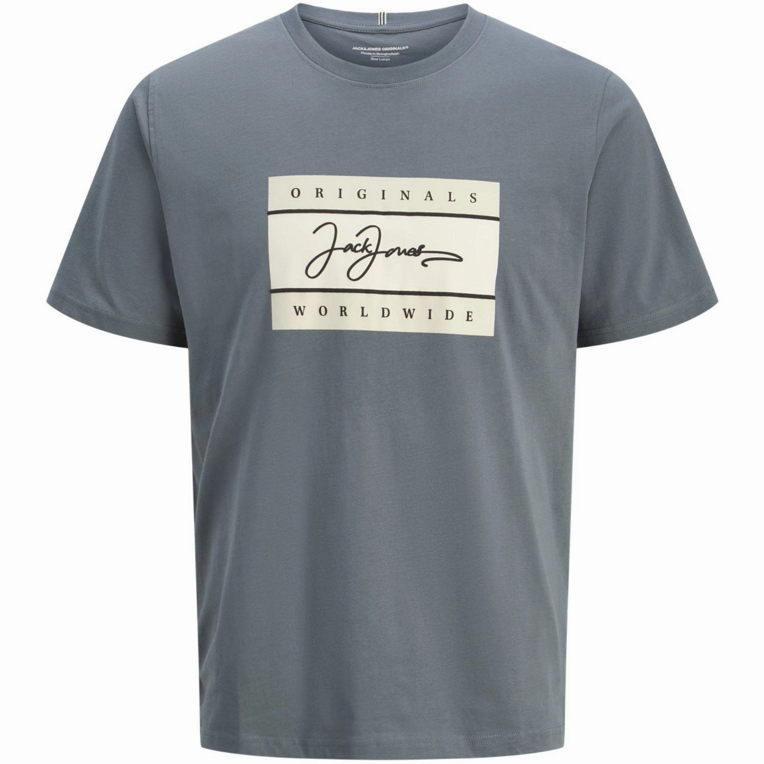 NoSideSeam Jack & Jones Junior Stormy Weather Frederiksberg Boxscript T-Shirt