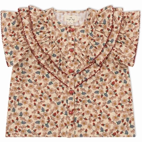 Konges Sl?jd Marguerit Kim Frill Shirt Moisture Management Tech