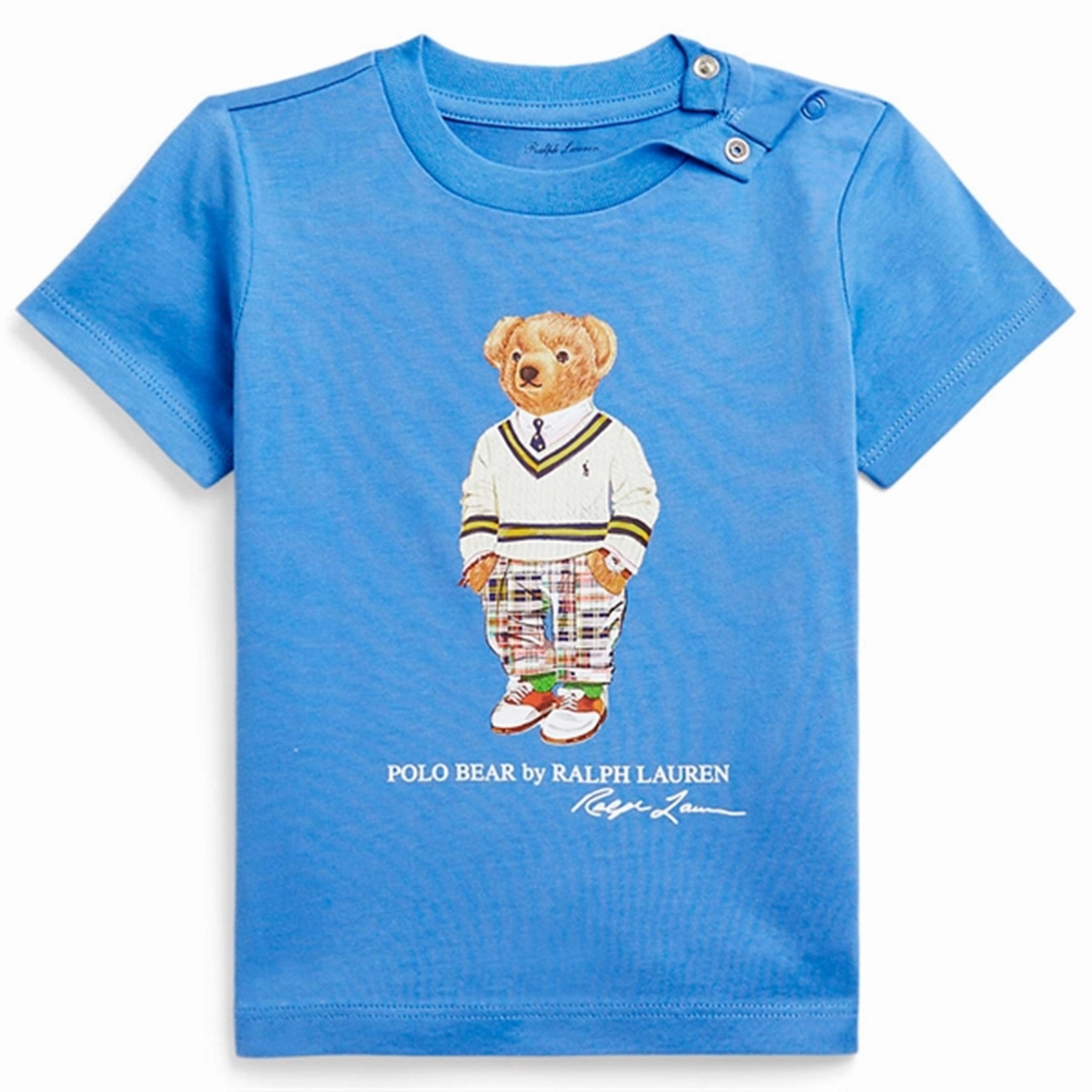 Ralph Lauren Baby T-Shirt Blue Elegant and Relaxed Timeless Layering