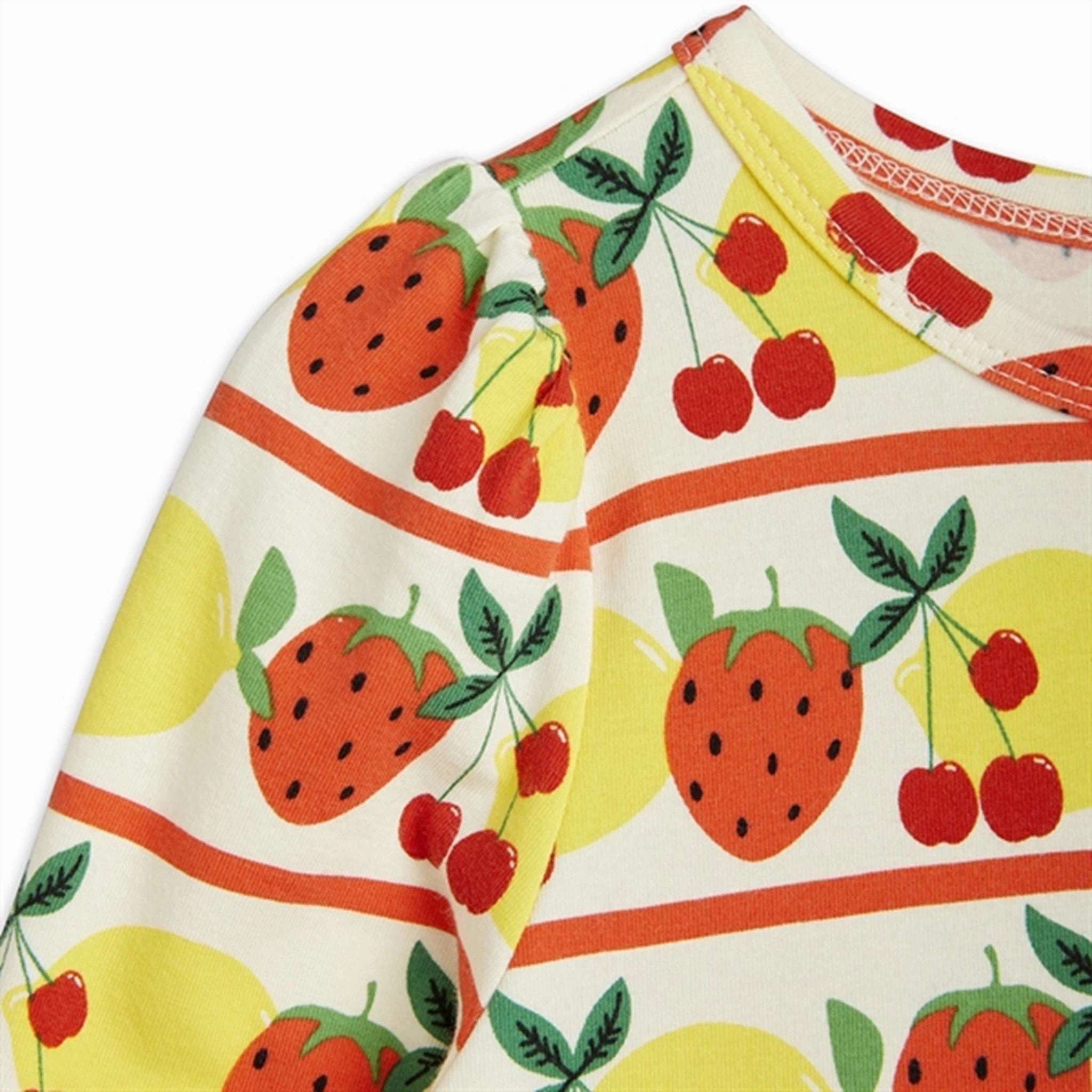 Mini Rodini Fruits Aop Ls Dress Multi Light Layers Autumn Essential