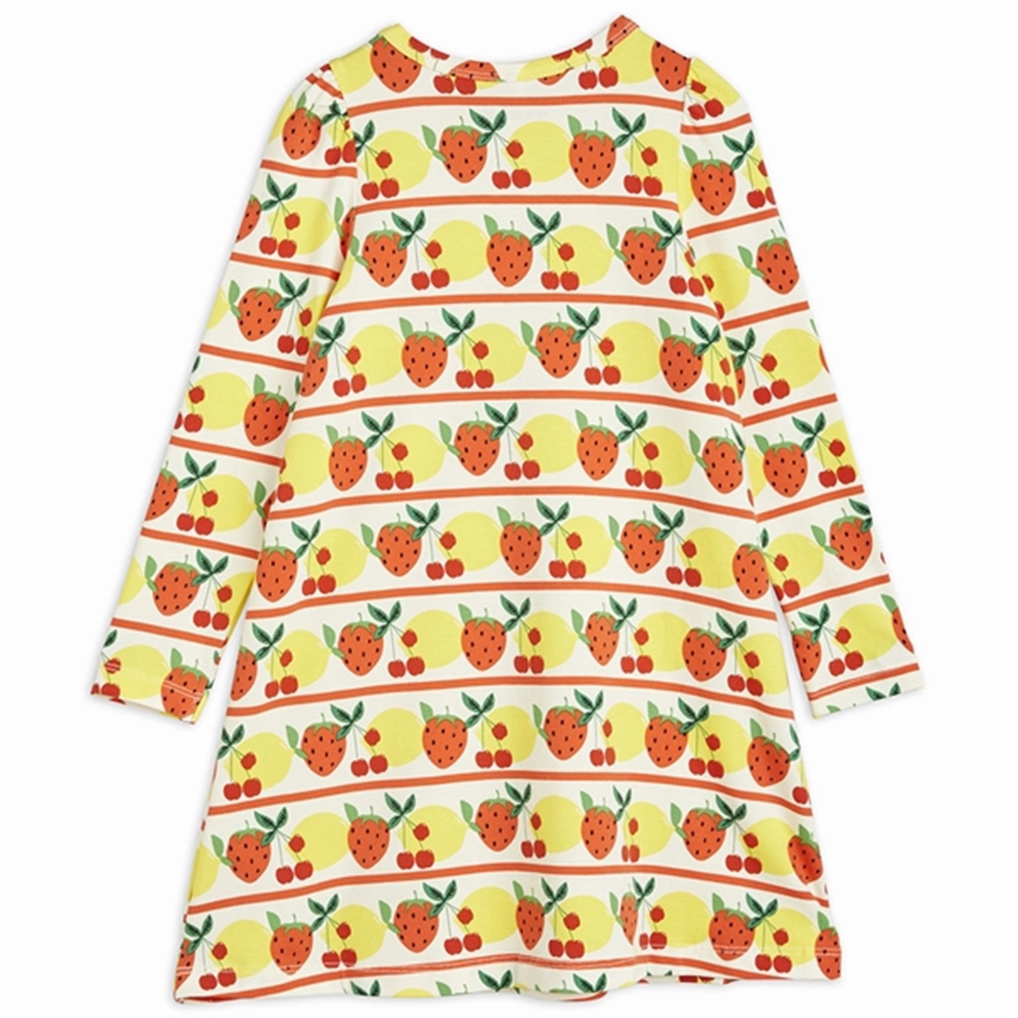 Mini Rodini Fruits Aop Ls Dress Multi Self Power Basic Fashion