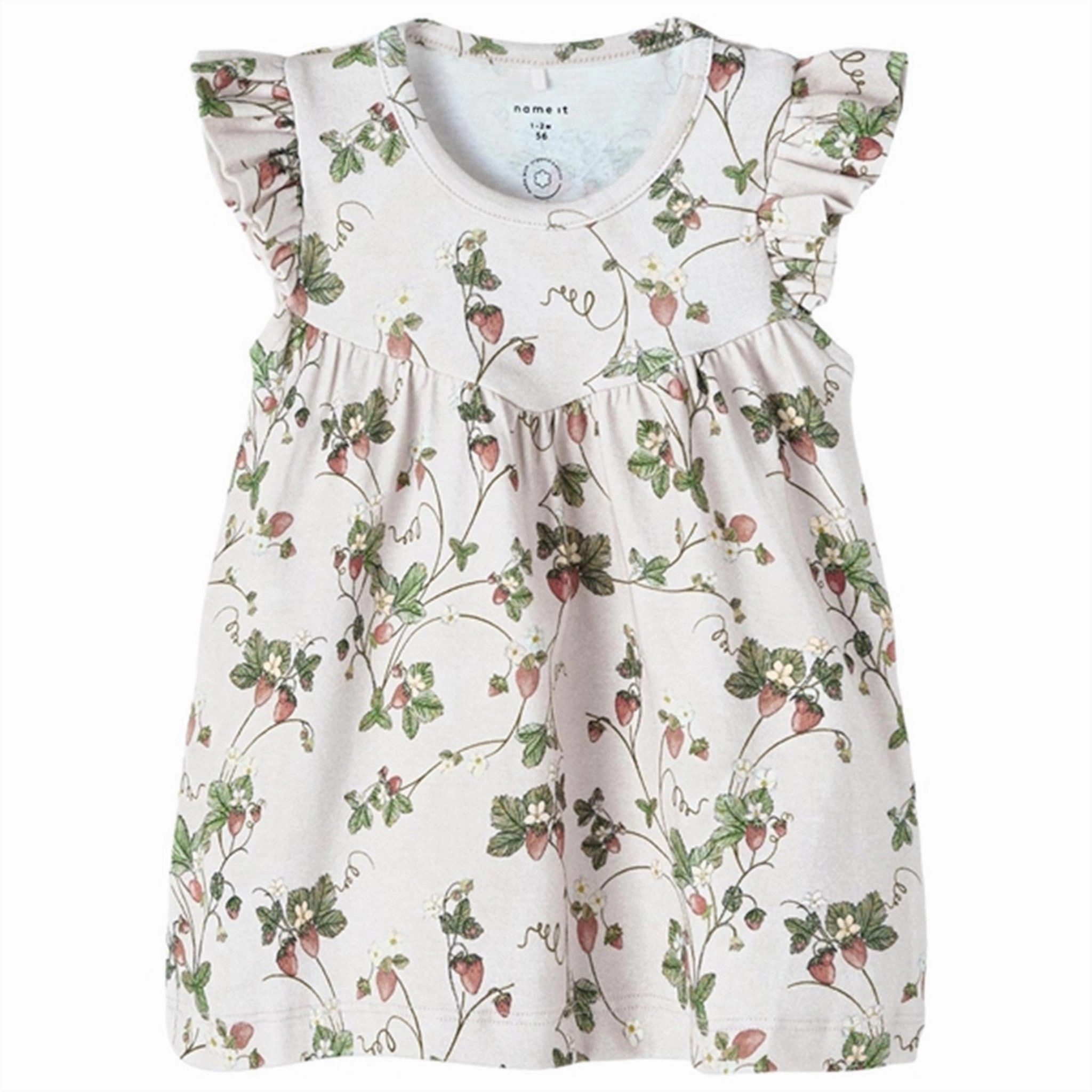 Name it Bright White Jascha Dress Workwear Comfort Dreamy Drape