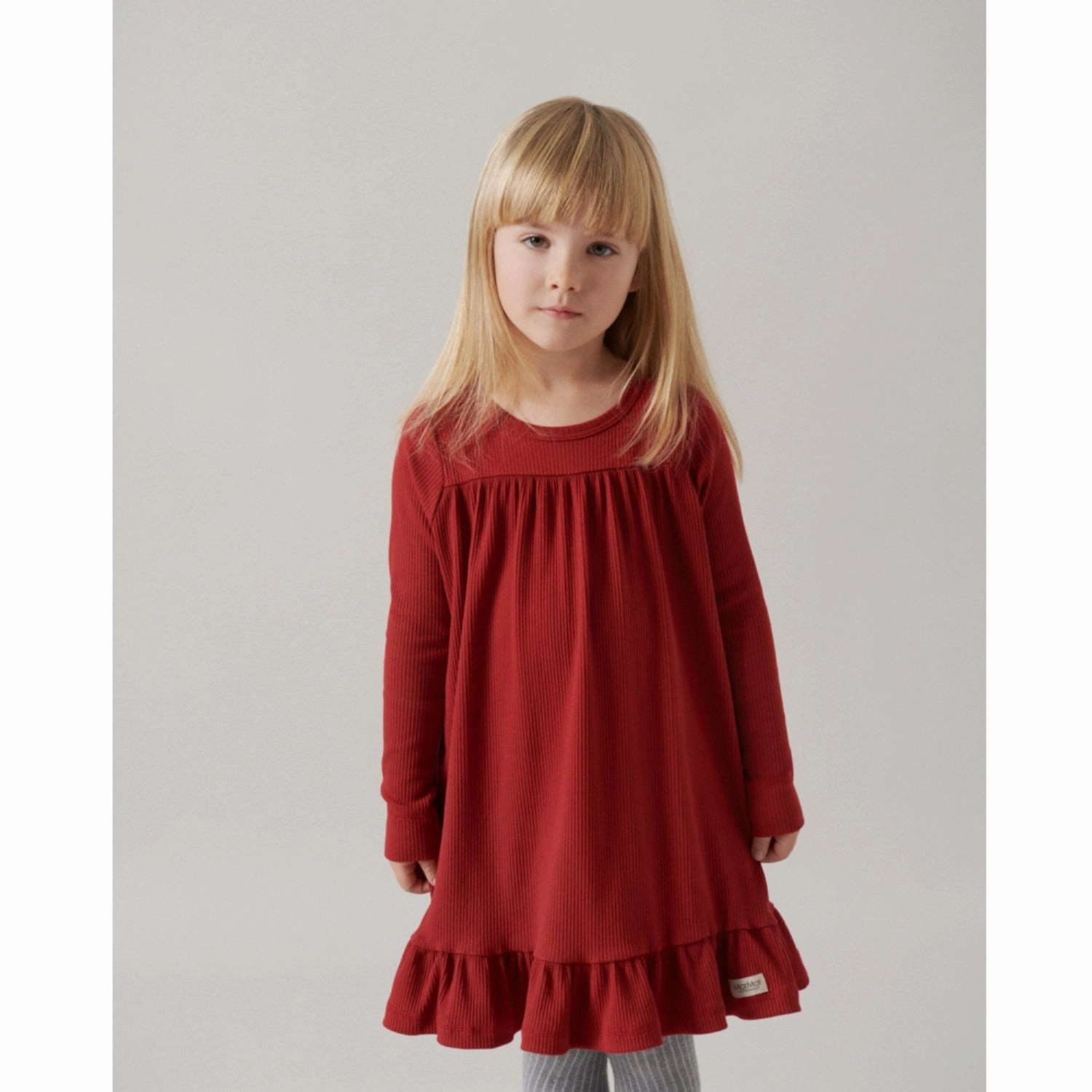 Rural Charm Neat Finish MarMar Modal Hibiscus Red Duse Dress