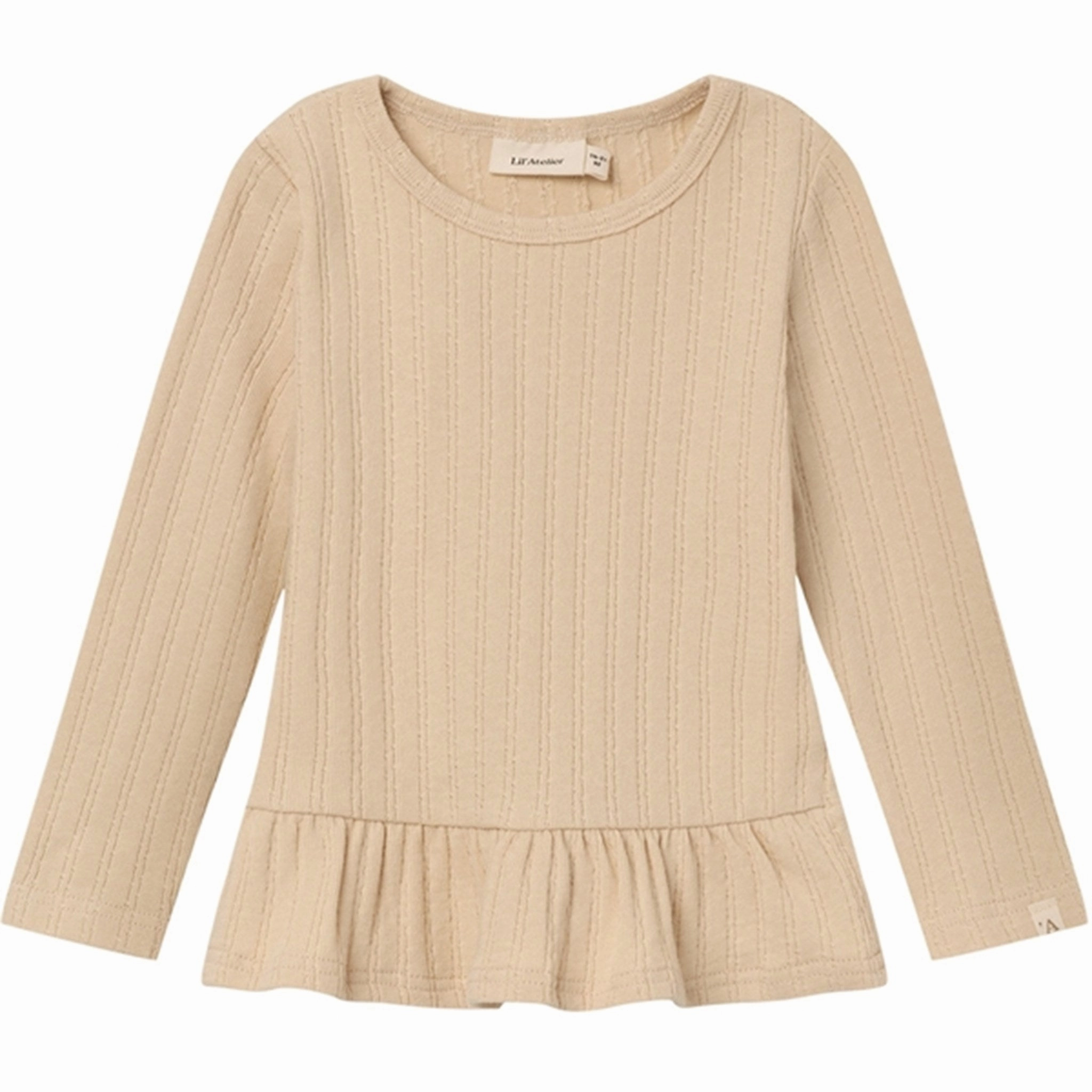 Dressy look Lil'Atelier Wood Ash Rita Slim Blouse